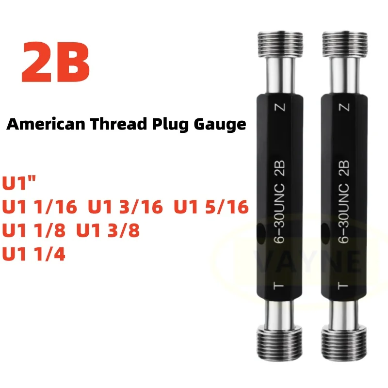 

Thread Plug Gauge Steel Mer-cury Gage American Fine High Quality 2B U1" U1-1/8 U1-1/4 1-3/8 1-1/16 1-3/16 1-5/16 Measure Tool