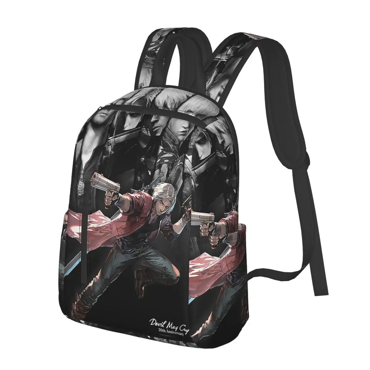 

Devil May Cry Game Student Backpack School Bag Hiking Travel Daypack for Men Women Bookbag Shoulder Bags