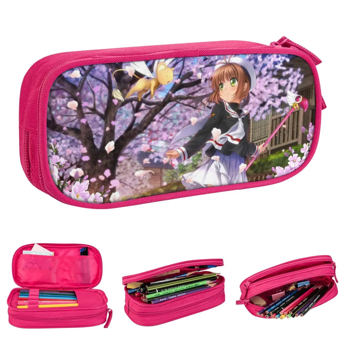 bonito-cardcaptor-sakura-lapis-casos-kawaii-dos-desenhos-animados-anime-caneta-saco-para-estudante-grande-capacidade-material-escolar-ziper-lapis-casos
