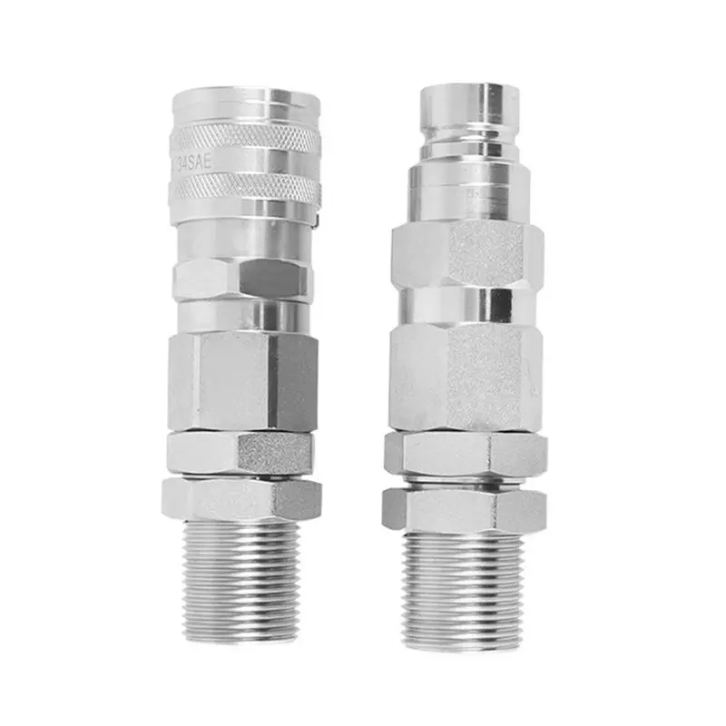 AU28-For 326D 280 332 325 Excavator 17D 27C 4486230 4486229 Hydraulic Quick Connect Coupler 1 Pair AT312877 KV13884