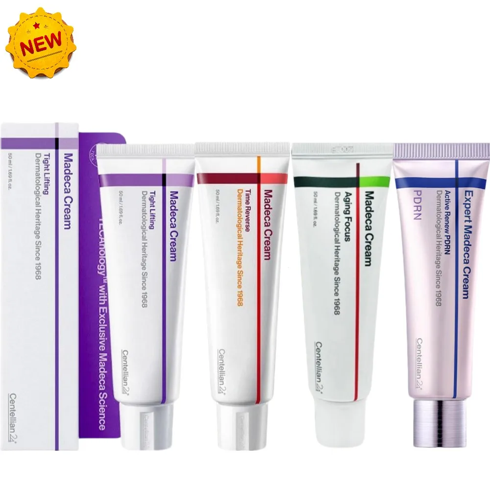 Madeca Cream Time Reverse 50ml Antiaging Moisturizer,Centella Asiatica Soothes The Skin,Repair The Skin Barrier Korean Skincare