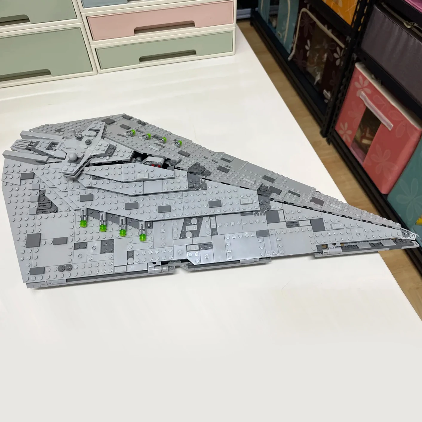 

New 1416 PCS Spaceship Building Block Set for Adults Advanced DIY Science Model Creative Collectible Toy for Christmas Gift