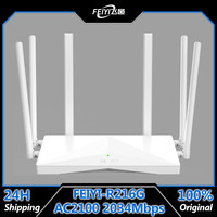 FEIYI AC2100 Wifi Router Dual Band Gigabit 2.4G 5.0GHz 2034Mbps Wireless Router Signal Amplifier Wifi Repeater Home Internet