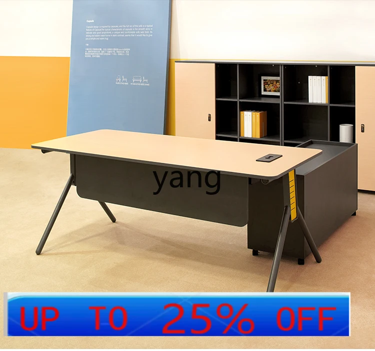 

lmm Modern Simple Office Desk and Chair Combination Office Furniture