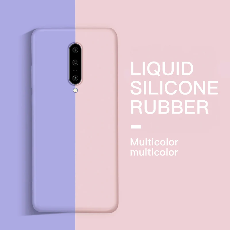 For Oneplus 8 9 5T 6T 7 7T Pro Case Original Liquid Silicone Soft TPU Phone Cover For One plus 5 6 7 10 Pro Oneplus 9 Case Coque