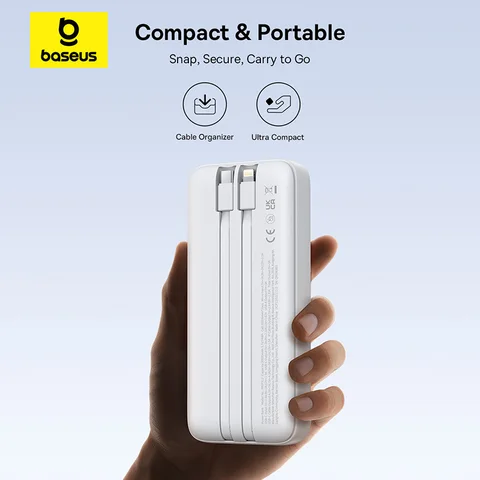Baseus Power Bank 20000 мАч PD 22,5 Вт Быстрая зарядка телефона Внешняя батарея Powerbank Зарядное устройство для Xiaomi Poco iPhone Samsung iPad
