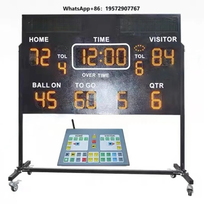 Football Scoreboard Record Date Electronic  Portable Basketball Football Scoreboard From