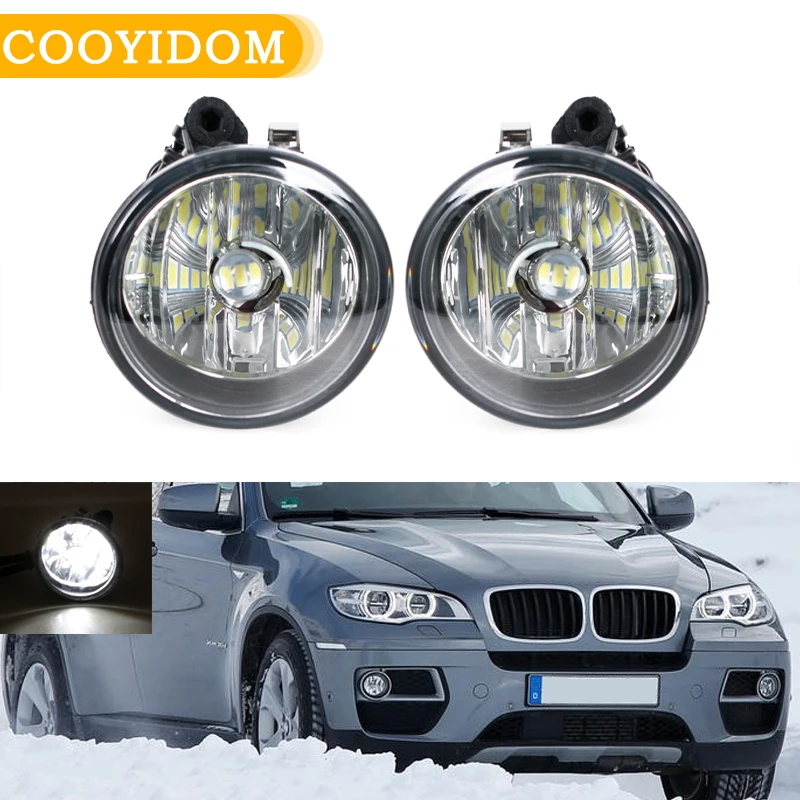 

Front LED Fog Lamp Fog Light With Bulb Driving Lamp For BMW X6 E71 E72 2012 2013 2014 2015 63177311351 63177311352