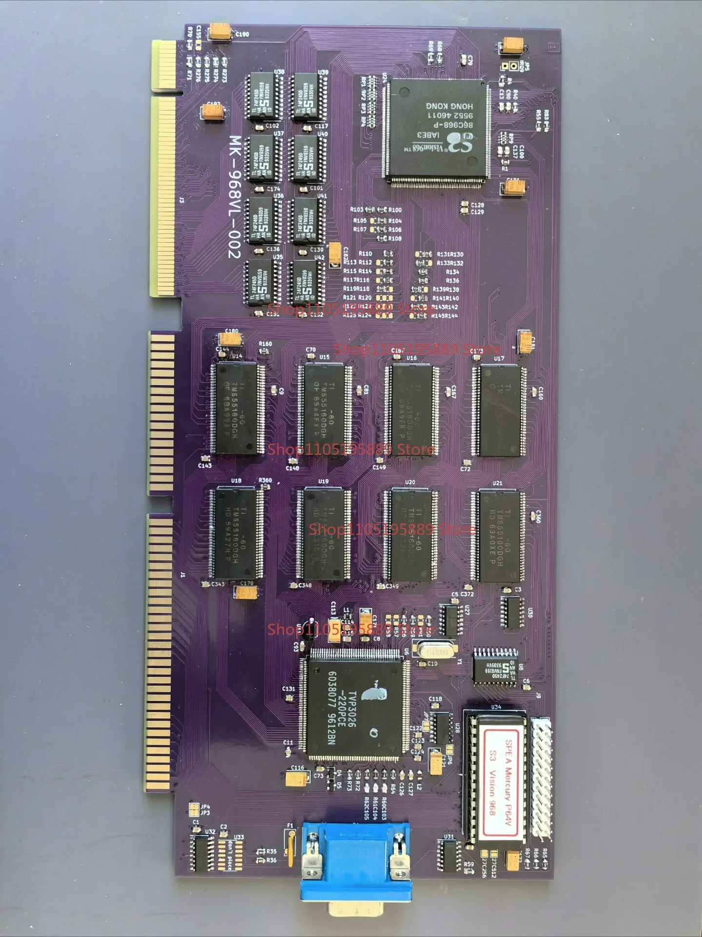 

For Hand Rub Series, S3 Vision968 VLB Graphics Card