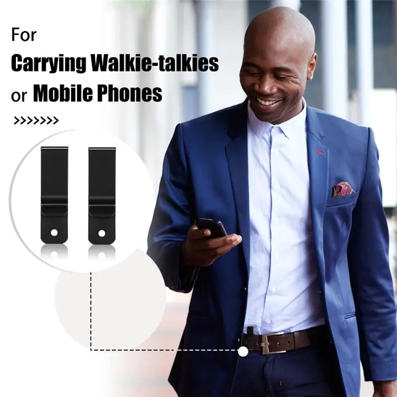 Ceinture en métal et clips de support, 10 pièces, boucle à ressort à trou unique, crochets artisanaux noirs pour bricolage