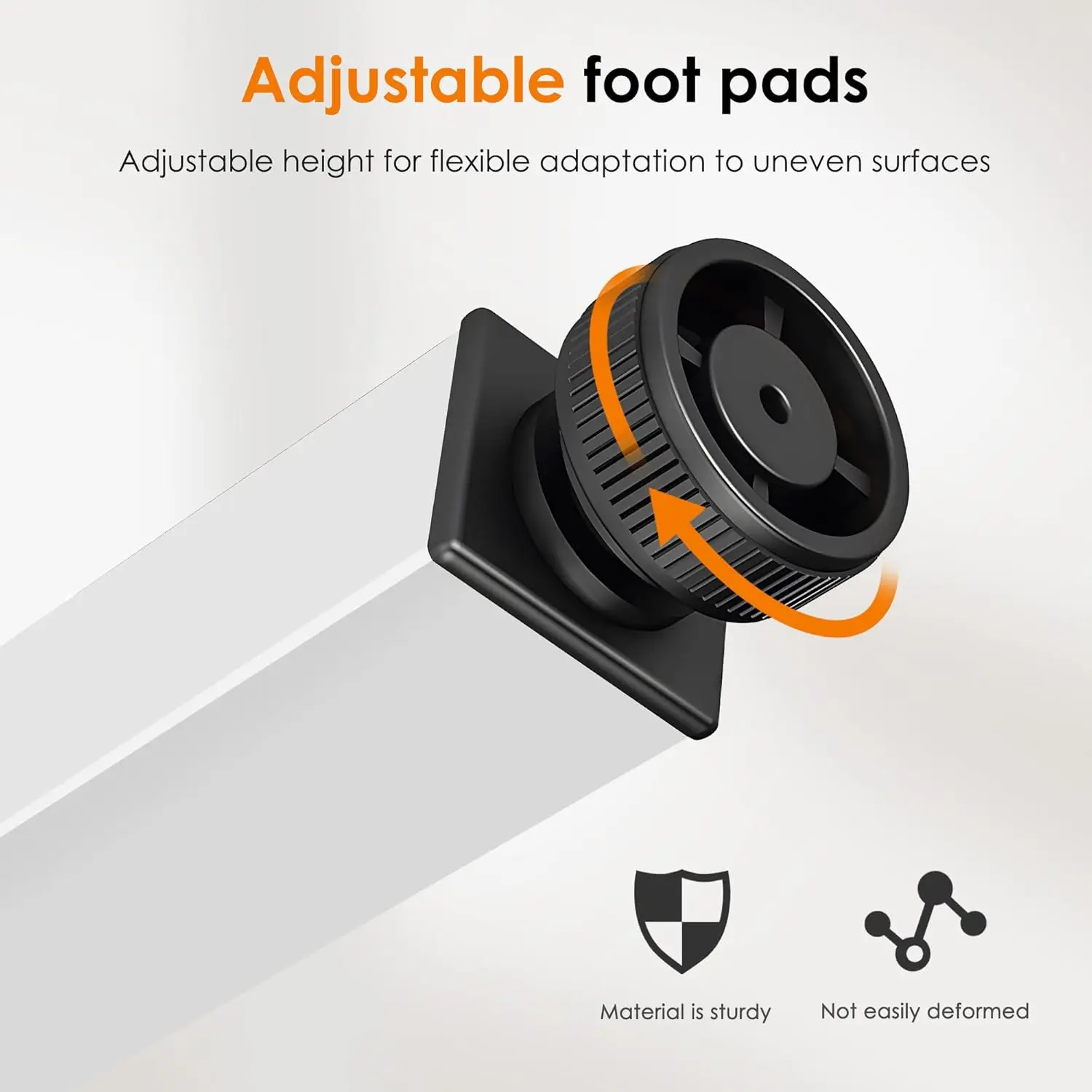 Large Computer Desk, Composite Wood Board, Decent and Steady Home Office Desk/Workstation/Table 54.3inch Teak White