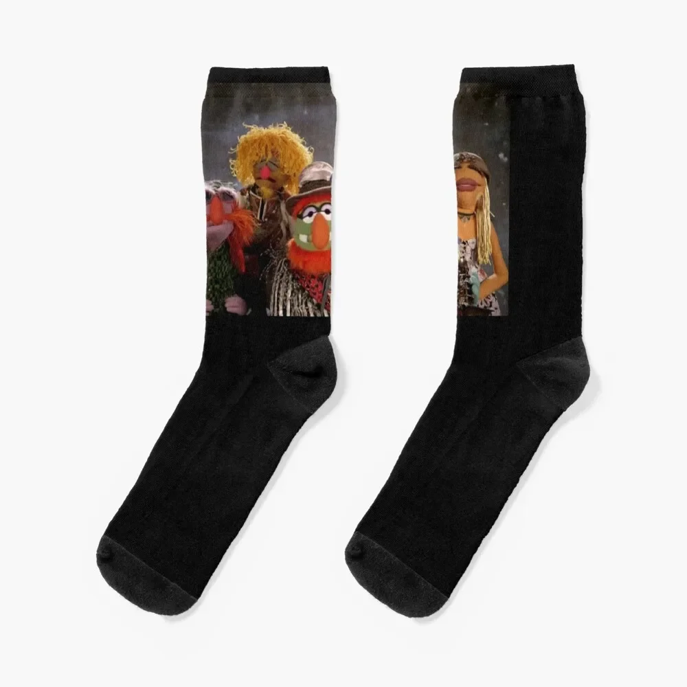 

Dr. Teeth and the Electric Mayhem Sticker Socks Climbing hockey Designer Man Socks Women's