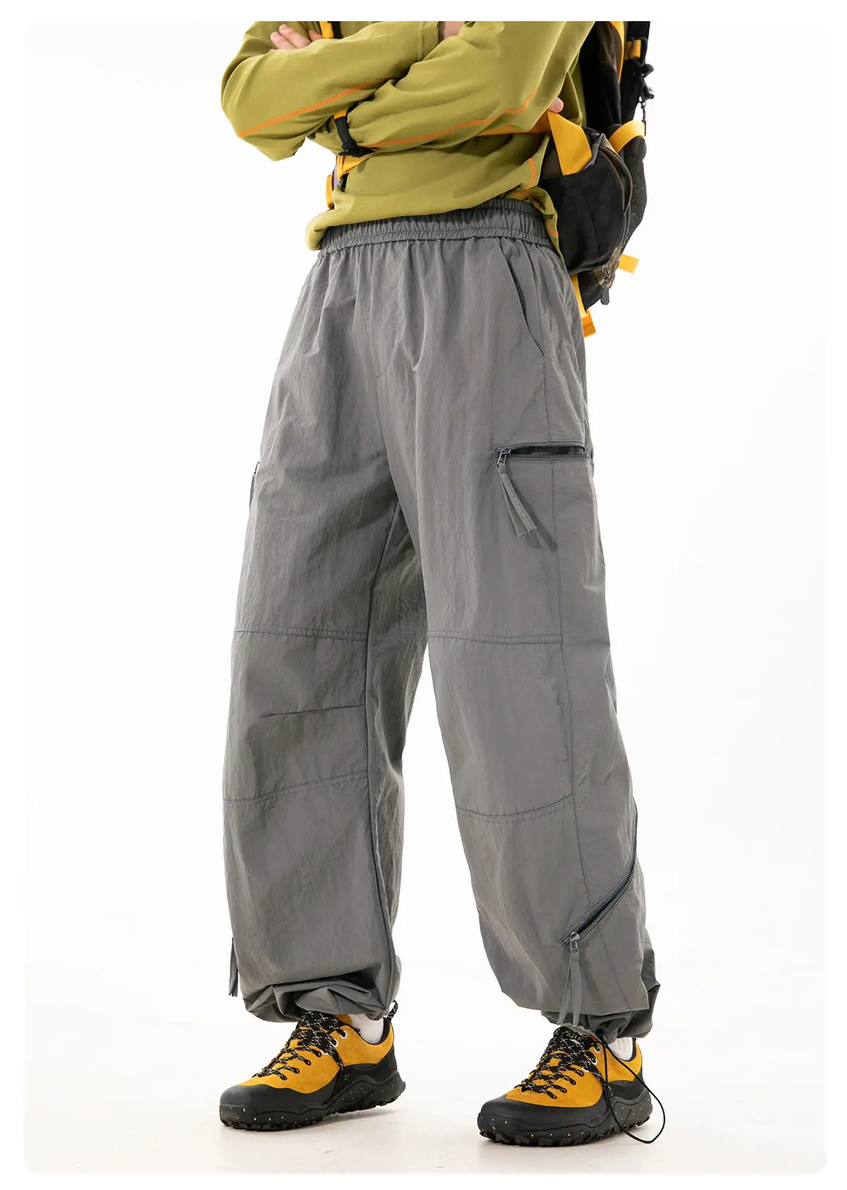 Herren Herbst Outdoor Wasserdichte Winddichte Taktische Cargohose - Locker Sitzende Sport-Freizeithose – Detail 4