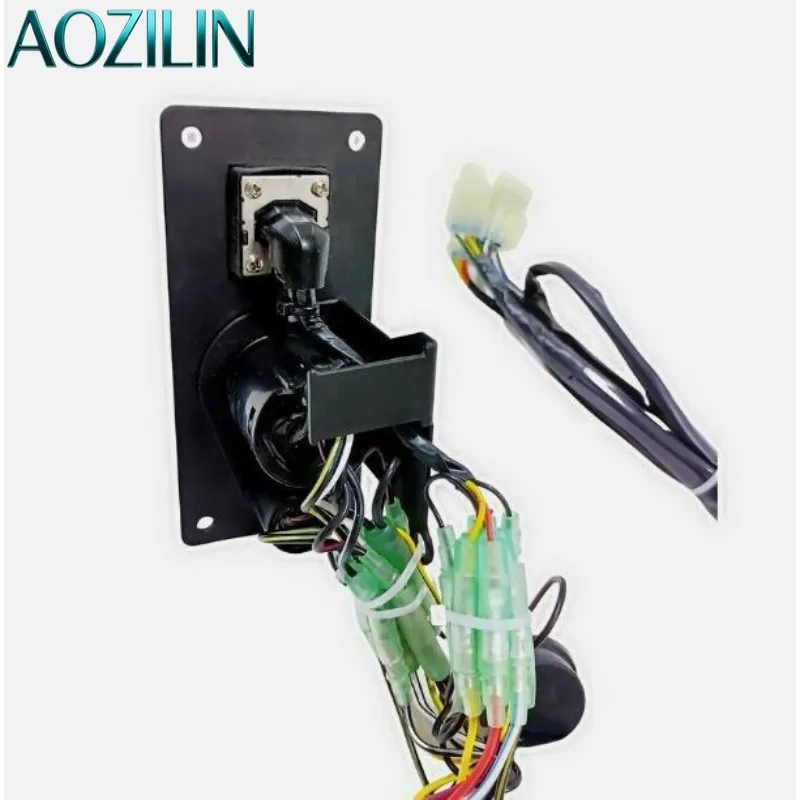 AOZILIN Outboard Engine Ignition Key Switch Assembly Marine Control Panel Replacement Kit 06323-ZZ5-764 Boat Starting Parts