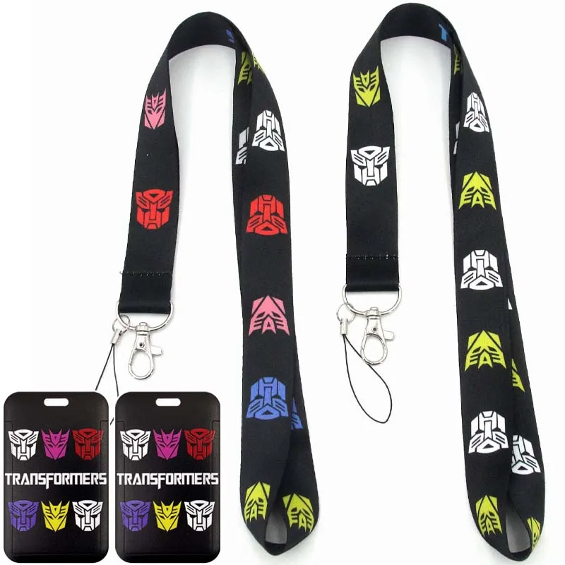 Hasbro Transformers Phone Lanyard Neck Hanging Lanyards Adjustable Crossbody Cell Phone Strap Anti-lost Lanyard Necklace Cord