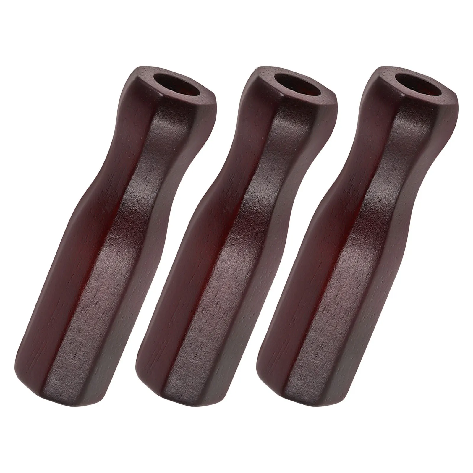 

3Pcs Foosball Handle Grips Natural Wood Octagonal Replacement Handles for Table Soccer Accessories 4.91 Inch Foosball Parts