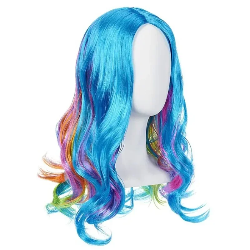 

Halloween wig cosplay wig ball cosplay, anime wig color gradual change false hood