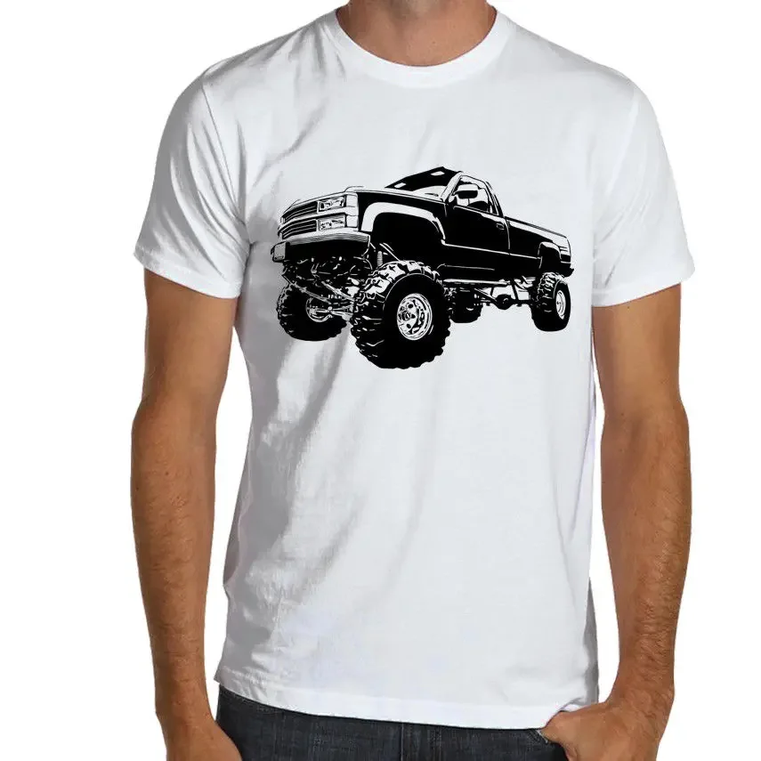 Summer Fashion Men Tee Shirt American Muscle Car Off Road Fan Gmt400 C1500 C/K 4X4 Soft Cotton T-Shirt Multi Colors Classic