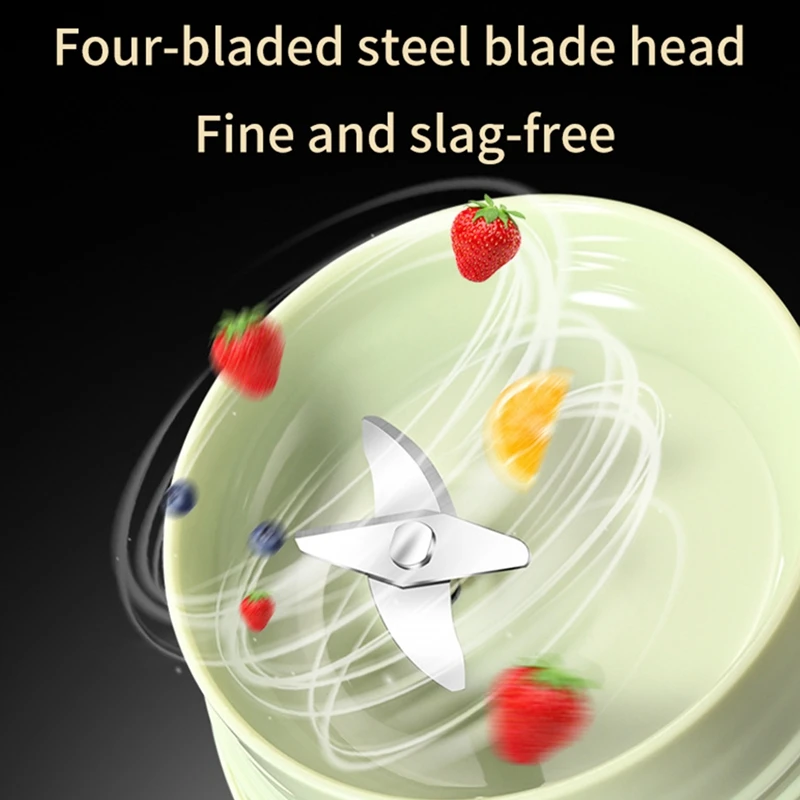 Przenośne elektryczne sokowirówka Blender, sokowirówka Blender do Smoothie filiżanka USB, do ładowania Mini miksery do owoców robot kuchenny