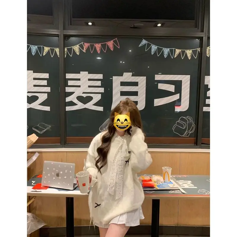 Sweaters Jumpers Pullovers Woman Y2K Lyocell Bottoming Shirt Close-Fitting BF Lady Base Layer Work Daily Commute Autumn Warm Ins