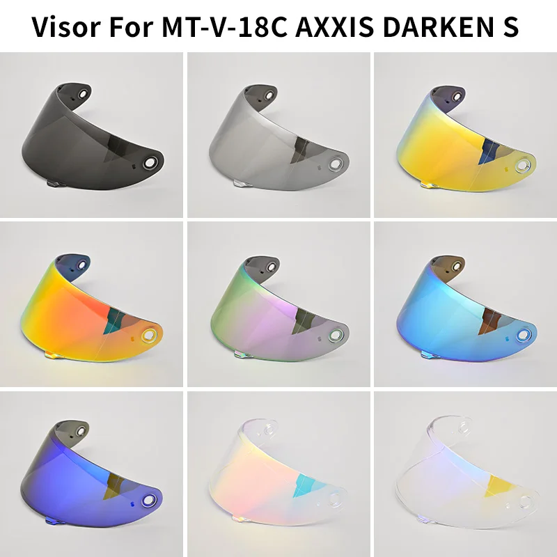 visor for DARKEN S AXXIS helmet accessories for MT-V-18C shield goggles windproof sun&UV protection day&night colorful visors