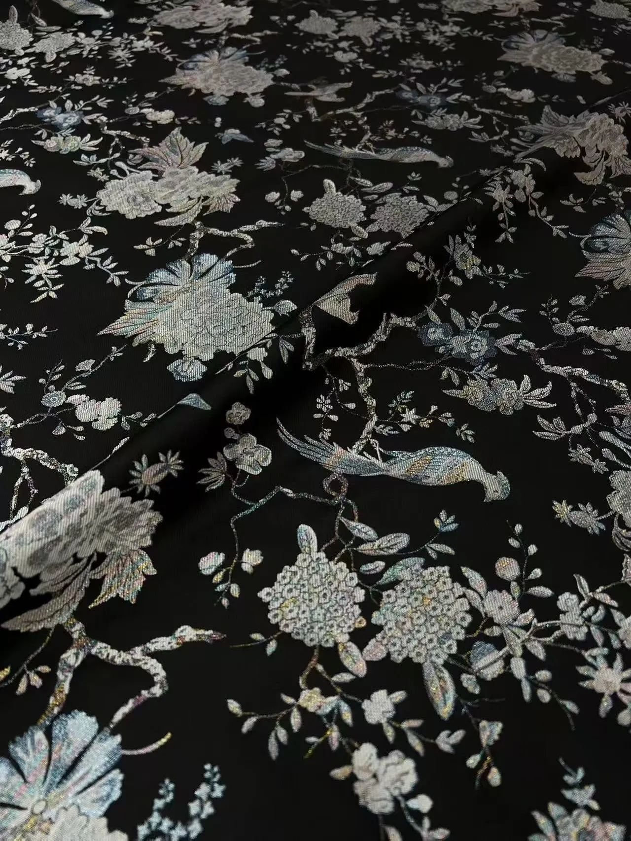 

Новый китайский национальный флаг-эмблема, шелковая ткань для ханьфу, вышивка, ручная работа, натуральный шелк, шелковый материал