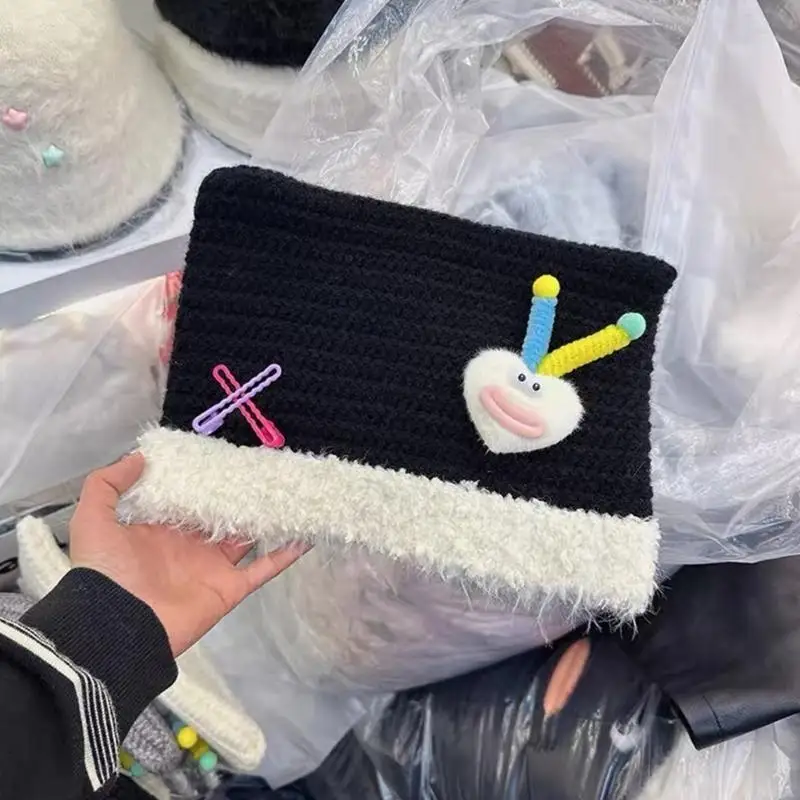 y5jd y2k المراهقون متماسكون في الأذن القبعة قبعة أذن مقاومة للرياح في الهواء الطلق حماية القبعة للفتيات