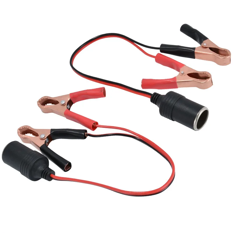 Pince de Terminal de batterie de voiture, allume-cigare, adaptateur de prise d'alimentation 12V, pompe de batterie de Camping, séparateur adaptateur d'alimentation