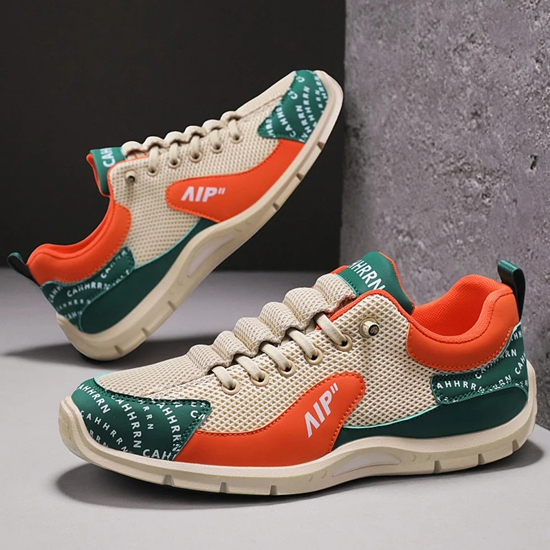 

Men's Summer Lightweight Me Breathable Casual Sports Running shoes Underfoot Rubber Outsole Soft Bot Slip-On Comfortable