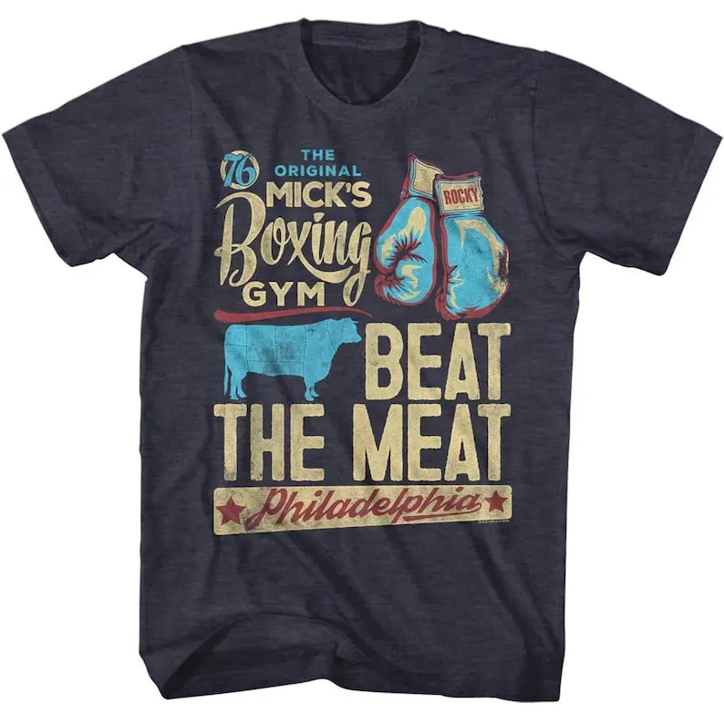 

Rocky Just Beat It Navy Heather T-Shirt