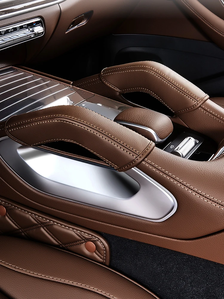 

Кожаные перчатки с центральным управлением для Mercedes 20-2025GLE W167 350 v167 купе gls x167 450 500e 350d 53 amg, аксессуары для отделки