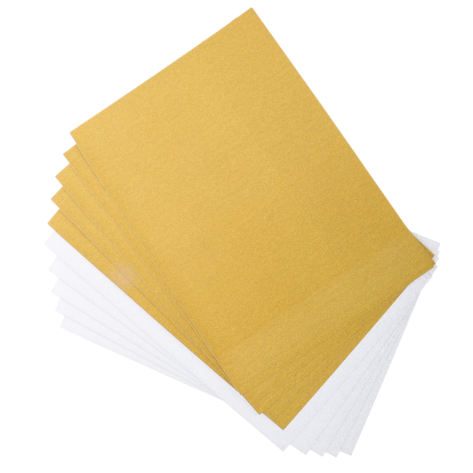 

10Pcs Heavyweight Glitter Paper A4 Shiny DIY Craft Sheets for Christmas Tree Decor Candy Boxes Gold Silver Glitter Paper