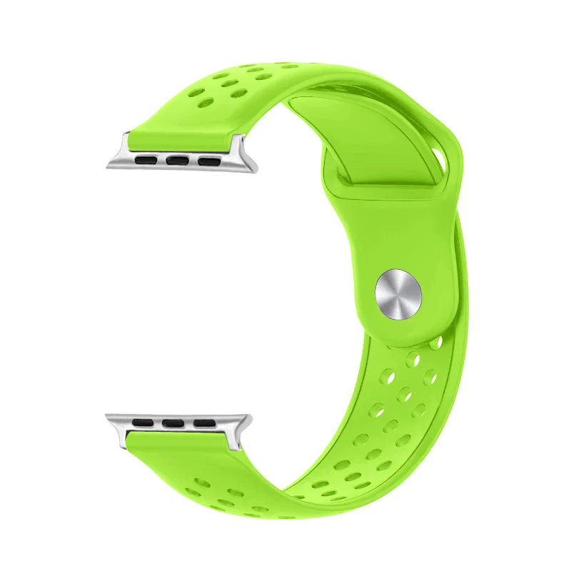 

Skin-friendly Silicone Band for Apple Watch Strap 38/40/41mm 42/44/45mm Sport Bracelet for iWatch 8 7 6 5 4 3 SE 9 Ultra 2 49mm