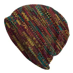 Ethnic Style Skullies Beanies Hat Summer Unisex Outdoor Cap Warm Multifunction Bonnet Knitted Hat