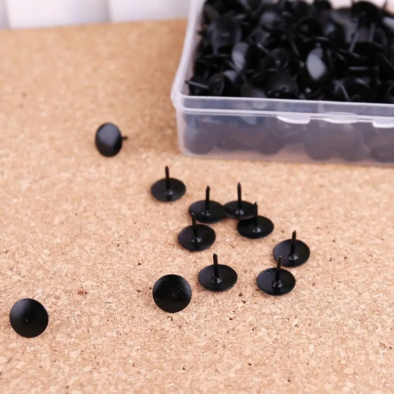 400 шт. металлические канцелярские кнопки для рисования, канцелярская кнопка, пробковая доска, фото настенная карта, маркеры,