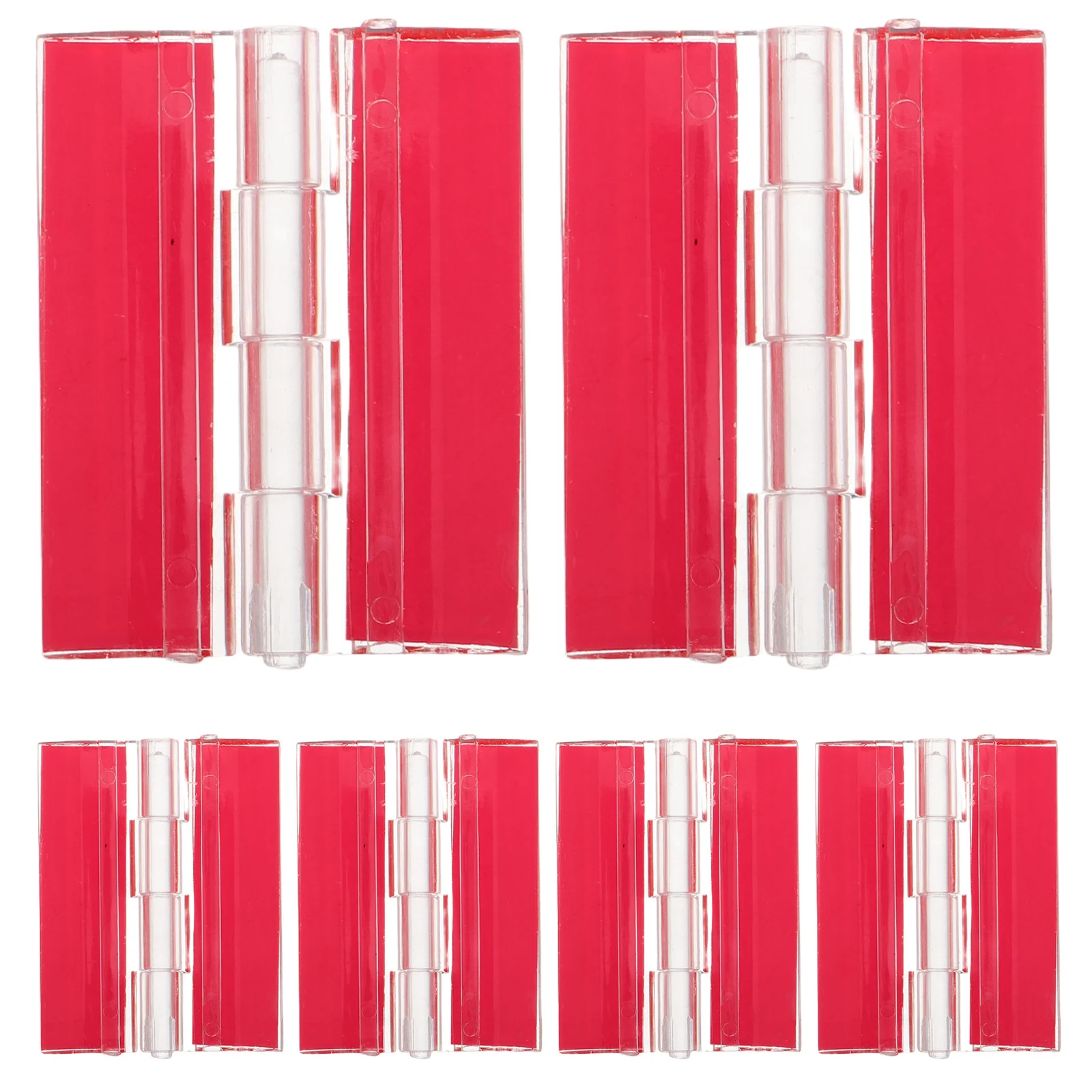 

6pcs Self-adhesive 45mm Heavy Cabinet Duty for DIY Boxes Display Stands Craft Hinge Repair Kit Projects Foldable