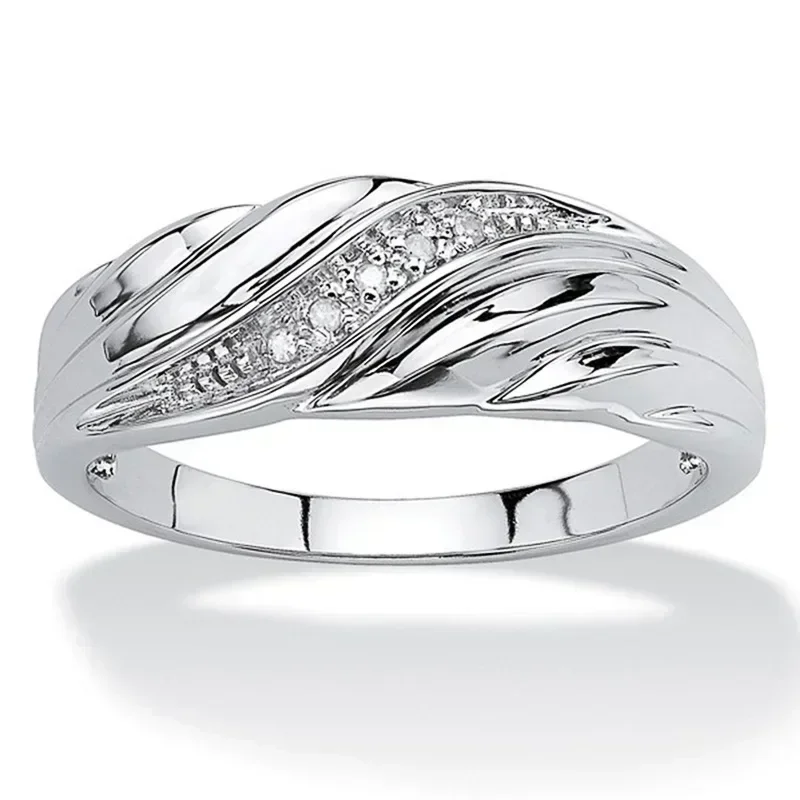 2026 New High-end Micro Inlaid Zircon Ring Women's Luxury Texture Design Feeling Fried Dough Twists Design Feeling Jewelry