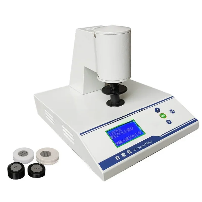 WSB-3 Portable desktop whiteness meter device fluorescence whiteness meter paper powder testing 220V 1PC