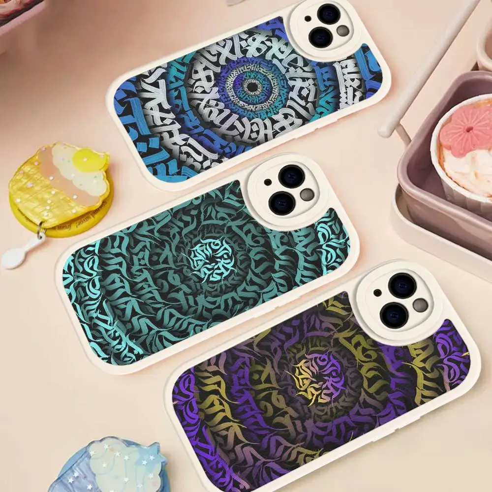 

Pokras Lampas Art Graffiti Phone Cover For IPhone 16 15 14 13 12 11 Pro Max Plus Leather Soft Case