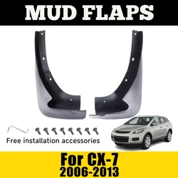 2 PCS Car Mudguards For Mazda CX-7 2006 2007 2008 2009 2010 2011 2012 2013 Mud Flaps Guard Splash Flap Mudguards Car Accessories