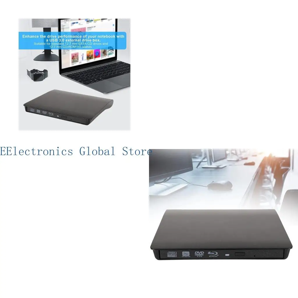 

462B Внешний ODD HDD DVD CD-плеер Оптический привод USB 3,0 5 Гбит/с Ноутбук CD-ROM для записи для ноутбука Настольный ПК