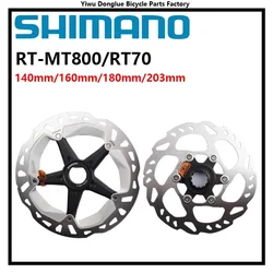 Rotor de freio a disco hidráulico Shimano-XT Ultegra MT800 RT70, Centerlock, 140mm, 160mm, 180mm, 203mm, Tecnologia Ice para MTB e Road Bike