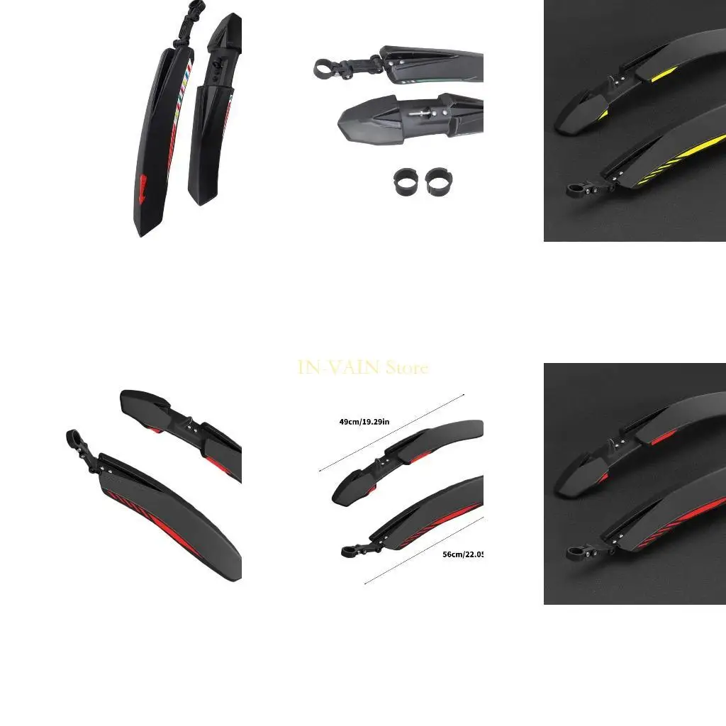 

M5TC Commuters Bike Mudguards Outdoor Cycling Mudguards Versatiles Bike Mudguards for Smooth Cycling
