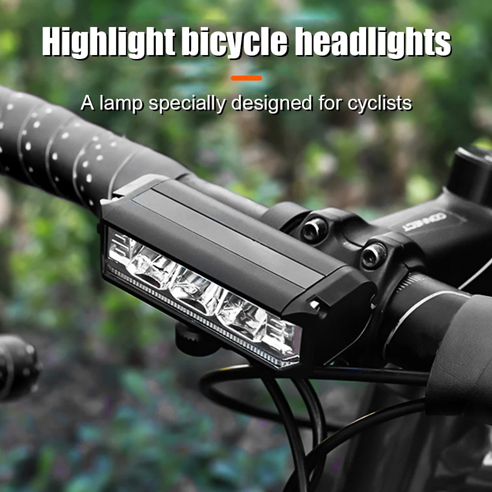 Feux avant de vélo étanches à Led, lampe de bicyclette Rechargeable, phare de bicyclette, accessoires de bicyclette, 8000Mah, 5200Lm