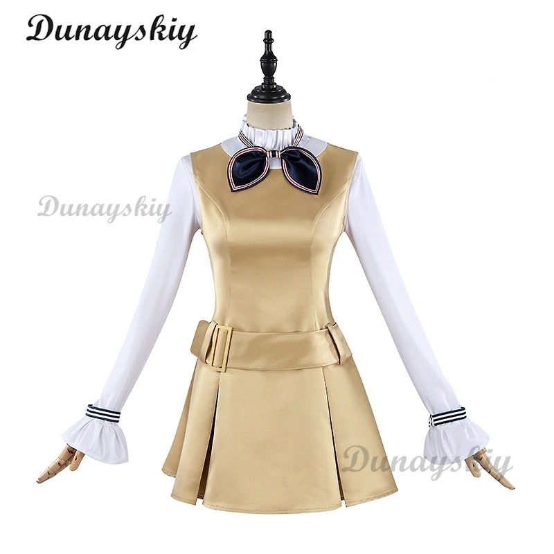 الموسم 2 M غان تأثيري حلي شعر مستعار أنيمي ميغان فستان الجوارب العليا فيلم الإرهاب موحدة تنورة دعوى حفلة اللعب الزي للمرأة الفتيات