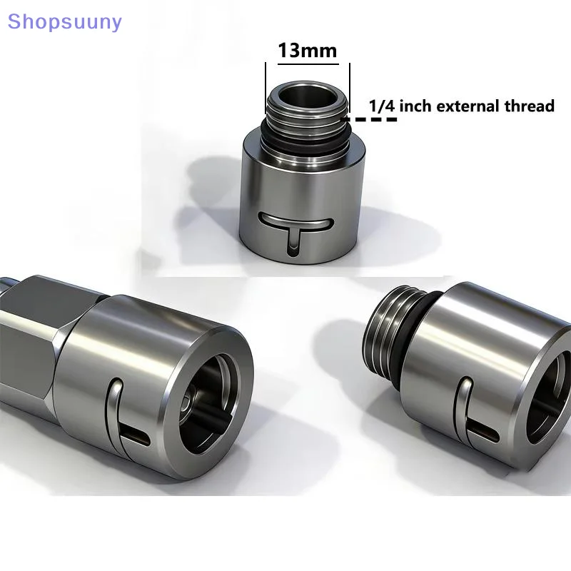 [SU]1Pcs External Thread Connect Cleaning Nozzle Tips 1/4 3/8 Inch Pressure Washer Adapter K Series For Karcher/Lavor[SU]
