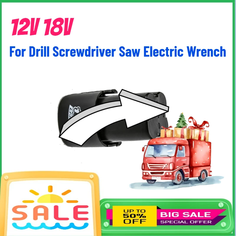 

Electric Tool 12V 18V Lithium Batteries Universal Rechargeable for Drill Screwdriver Saw Electric Wrench