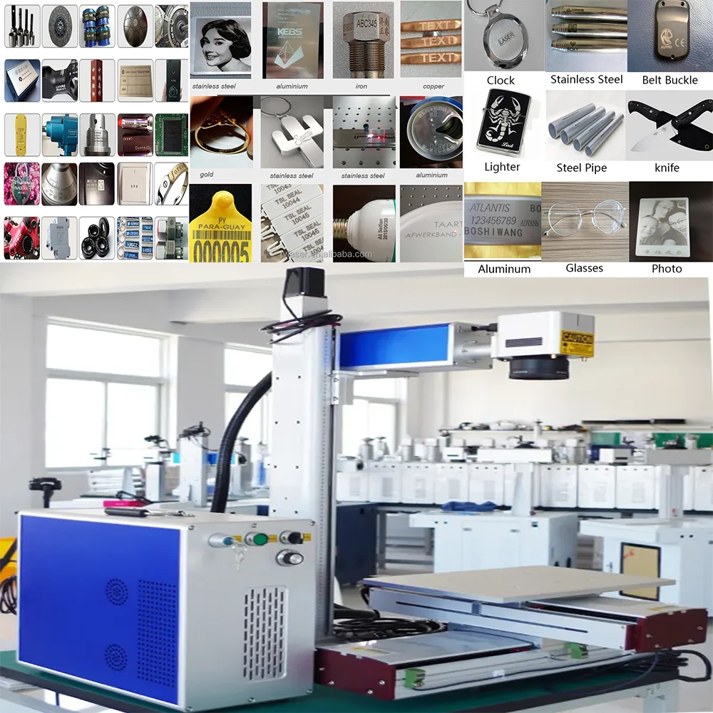 

Fiber la ser Marking Machine Price in Pakistan JPT RAYCUS 100w 200w la ser Engraver on Stainless Steel Aluminum 50w