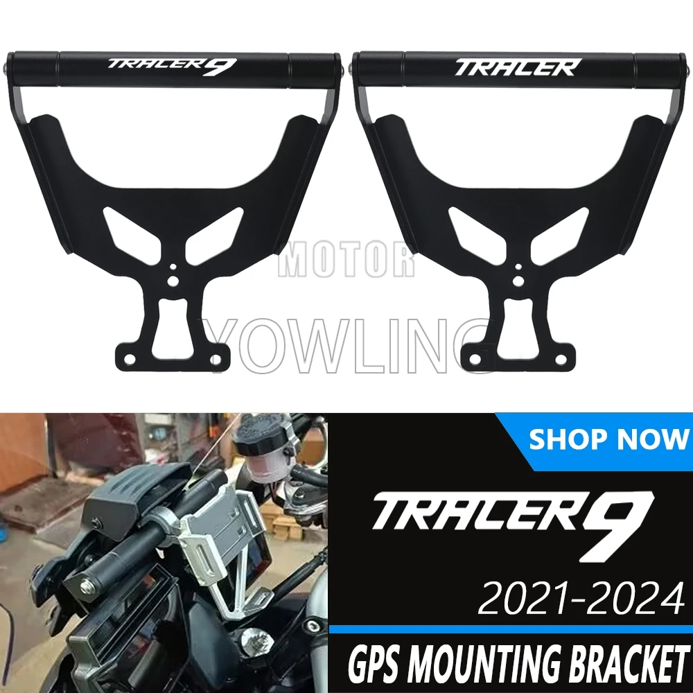 Motorcycle GPS Smart Phone Navigation Mount Mounting Bracket Adapter Holder For Yamaha Tracer 9 9GT 2021 2022 2023 2024 Tracer9