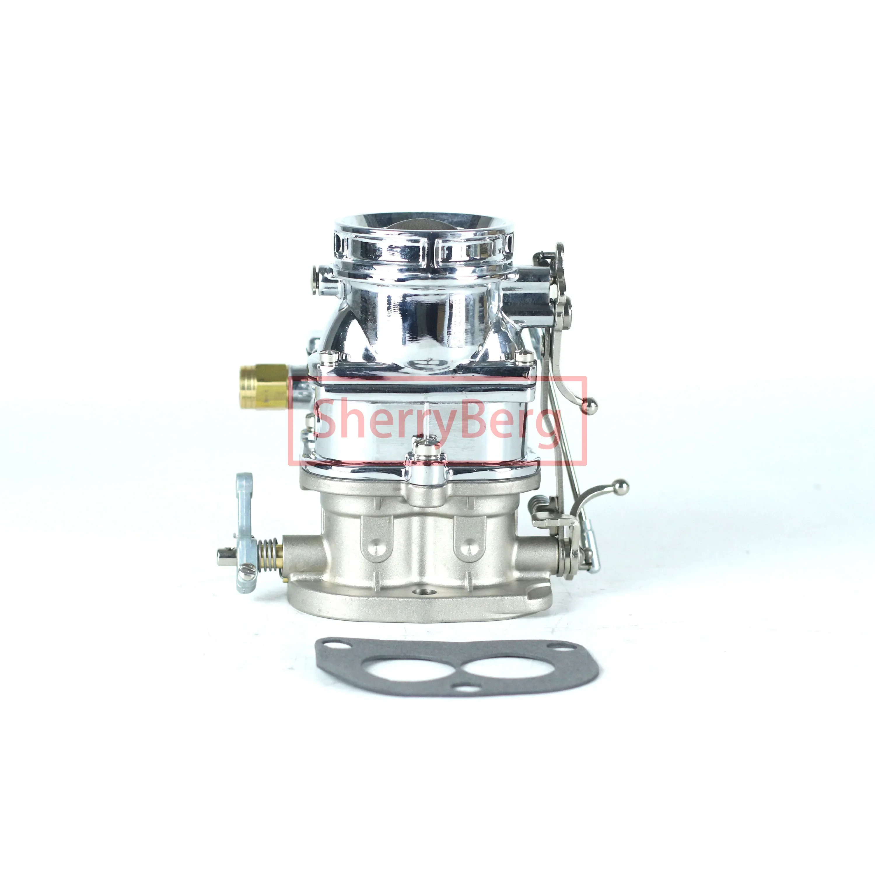 SherryBerg الساخن قضيب الكروم القديم المكربن الكحول ل Stromberg 97 نموذج Speedway 9-Super-7 Carb 2-Bbl Carburador كلاسيكي جديد